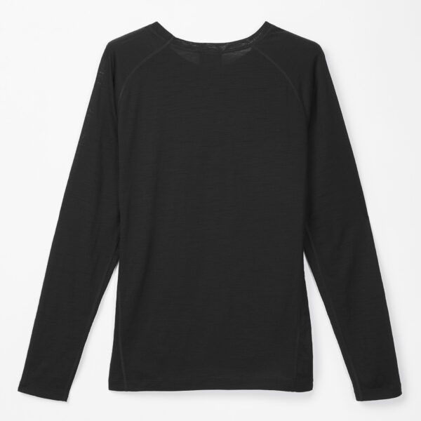 NNormal Women's Merino Long Sleeve T-shirt - Black - Image 2