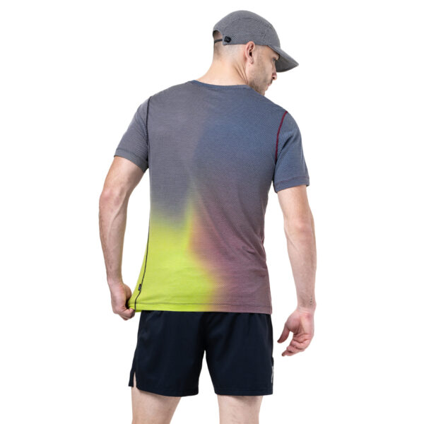 Ronhill Men's Tech Golden Hour Tee - Acid Merge - Image 4
