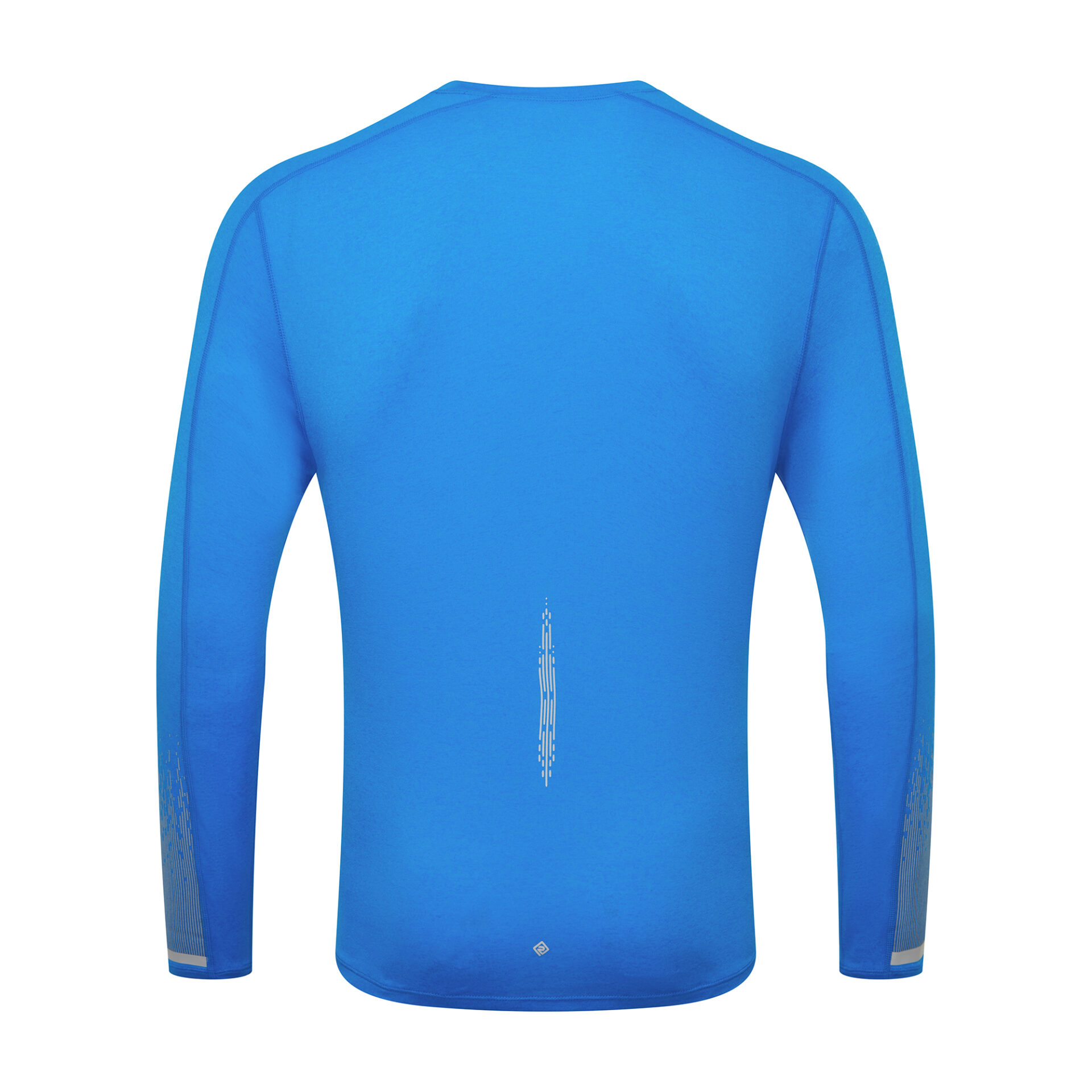 Ronhill Men's Tech Reflect L/S Tee - ElecBlueMarl/Reflect - Image 4