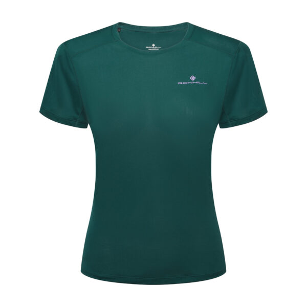 Ronhill Women's Tech Short Sleeve Tee - Seaweed/Iris - Image 5