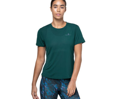 Ronhill Women's Tech Short Sleeve Tee - Seaweed/Iris