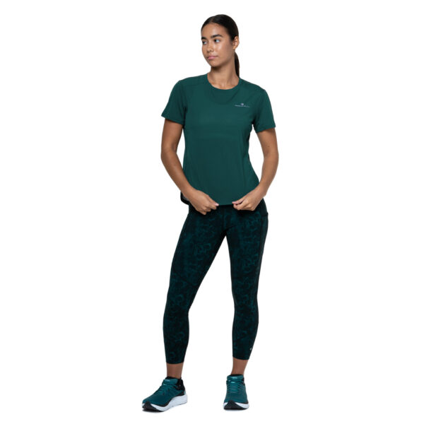 Ronhill Women's Tech Short Sleeve Tee - Seaweed/Iris - Image 3