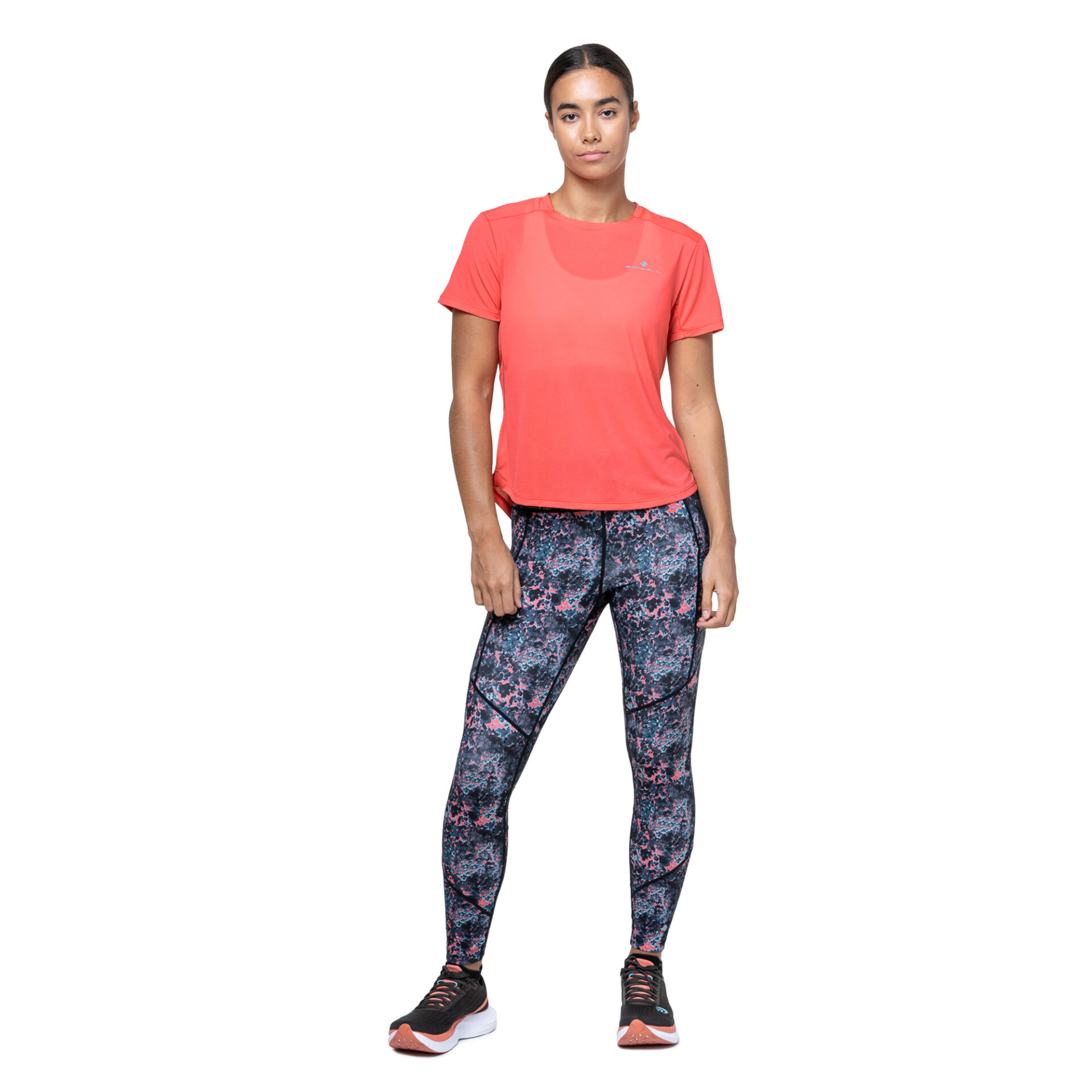 Ronhill Women's Tech Short Sleeve Tee - Sorbet Sun/Florida - Image 3