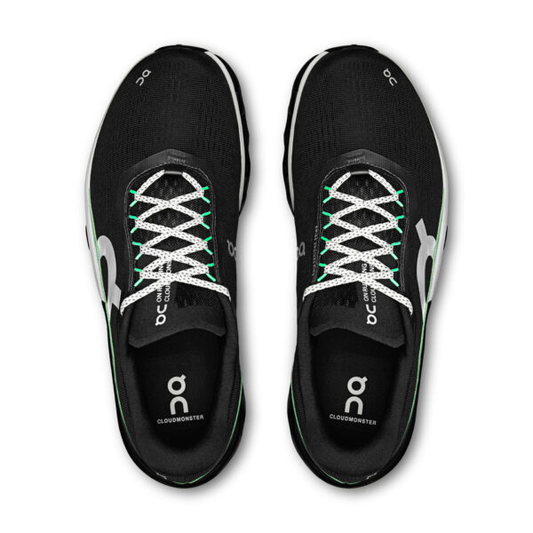 On Men's Cloudmonster 2 - Black/Glacier - Image 4