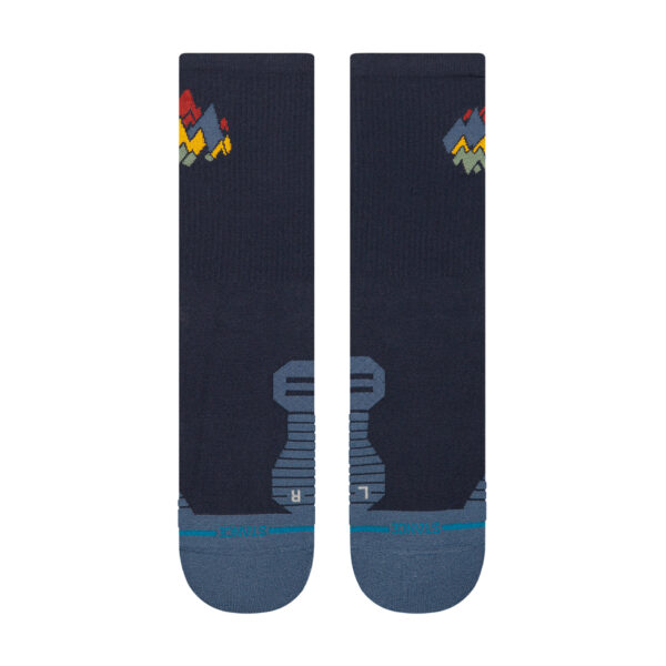 Stance Peaks Ribbed Light Crew - Navy - Image 2