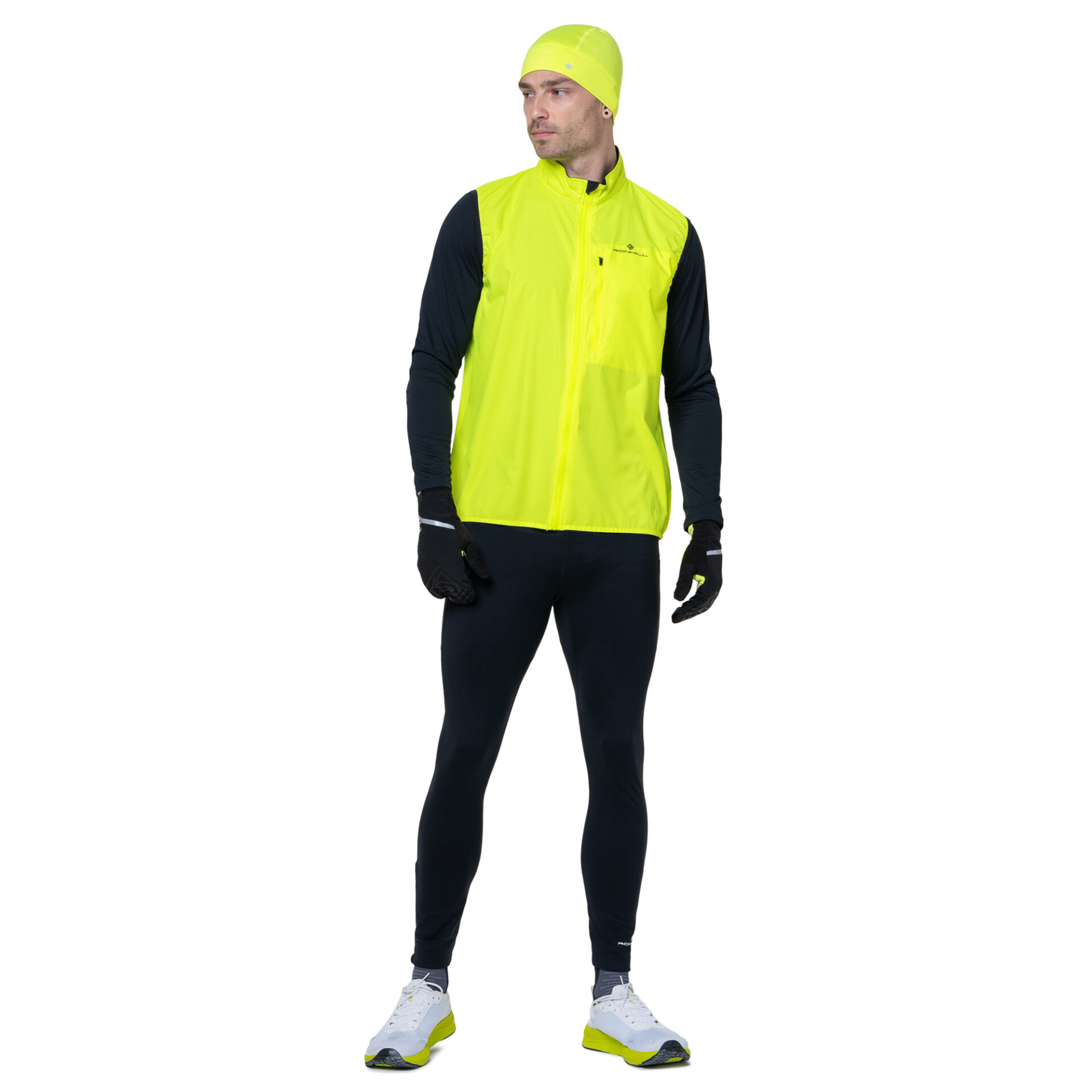 Ronhill Men's Core Gilet - Fluo Yellow/Black