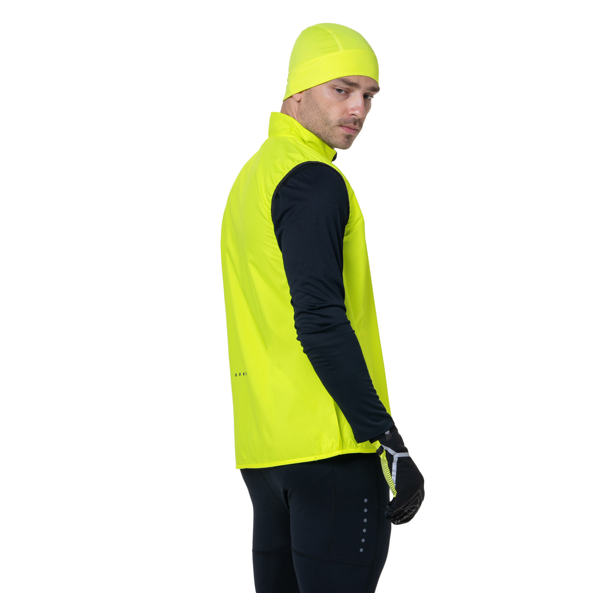 Ronhill Men's Core Gilet - Fluo Yellow/Black - Image 3