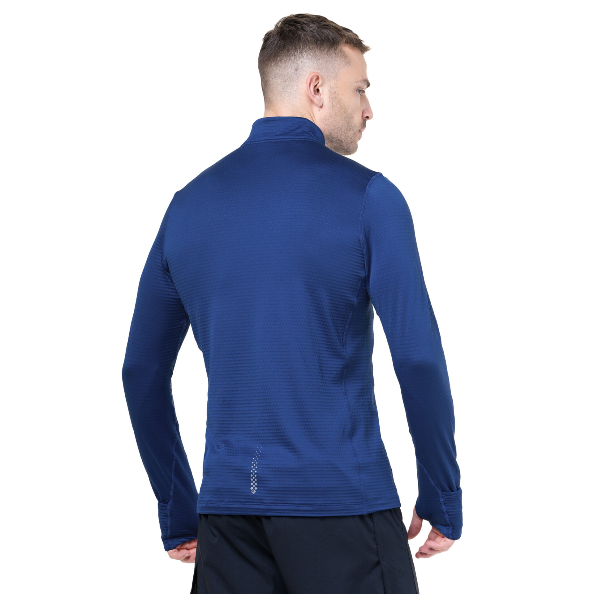 Ronhill Men's Tech Winter 1/2 Zip - Ocean/Electric Blue - Image 2