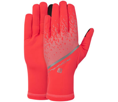 Ronhill Reflect Glove - Hot Coral/Reflect