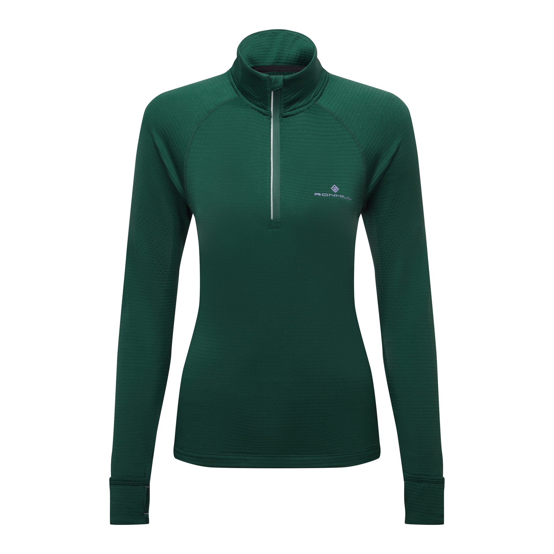 Ronhill Women's Tech Winter 1/2 Zip - Seaweed/Iris - Image 6