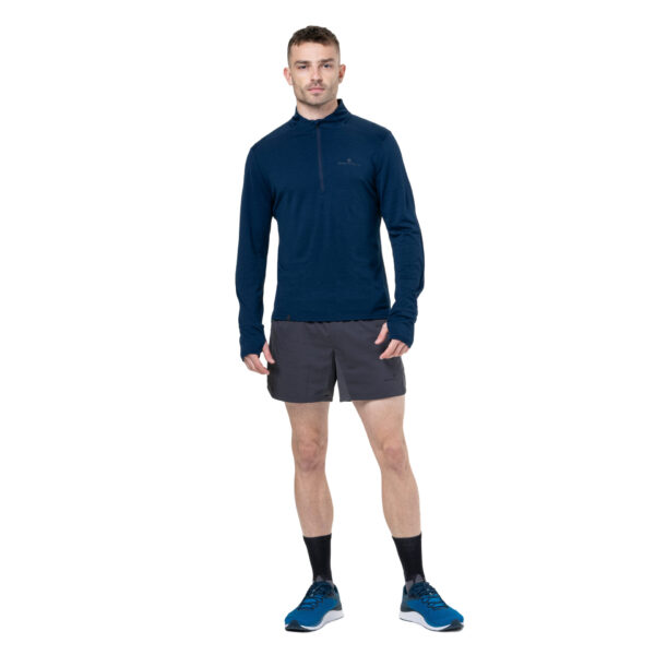 Ronhill Men's Tech Merino 1/2 Zip - Dark Navy/Oxide