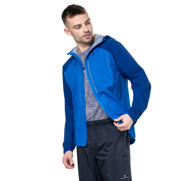 Ronhill Men's Tech Storm Jacket - Ocean/Electric Blue - Image 3
