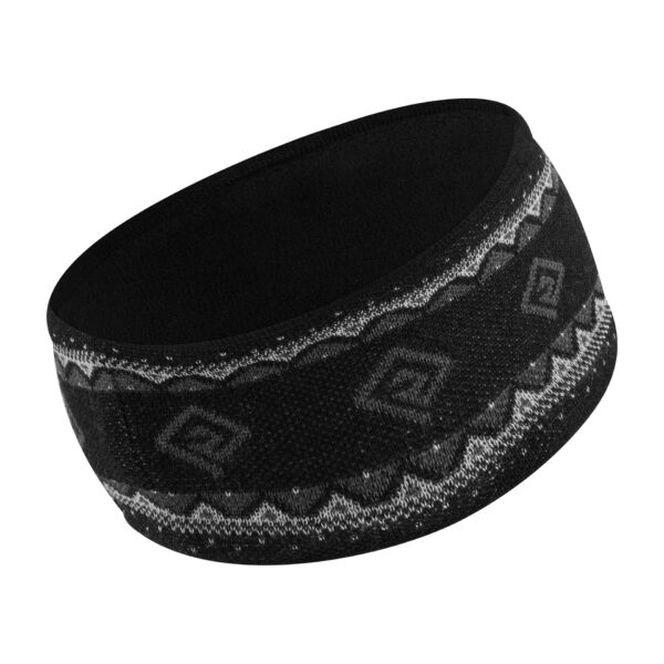 Ronhill Winter Headband - Black/Oxide/White - Image 2