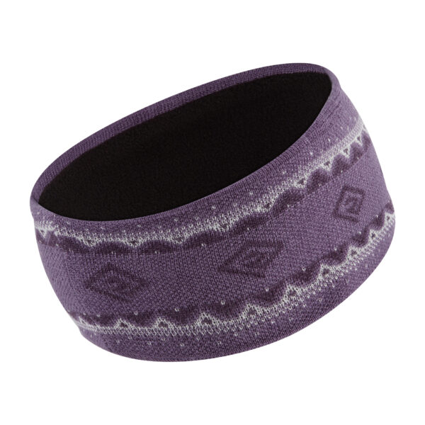 Ronhill Winter Headband - Dark Iris/White - Image 2