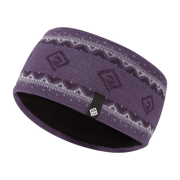 Ronhill Winter Headband - Dark Iris/White