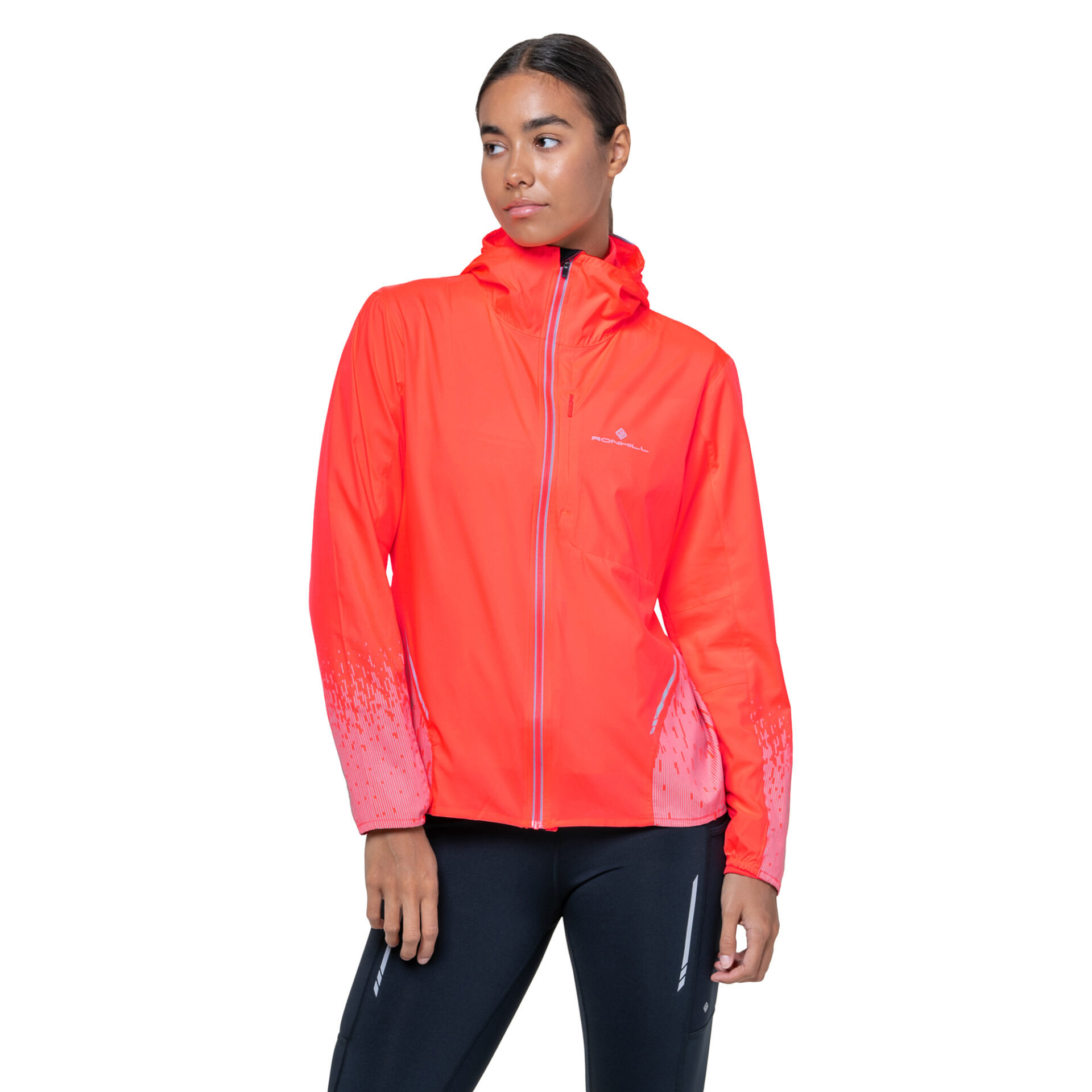 Ronhill Women's Tech Reflect Jacket - Hot Coral/Reflect