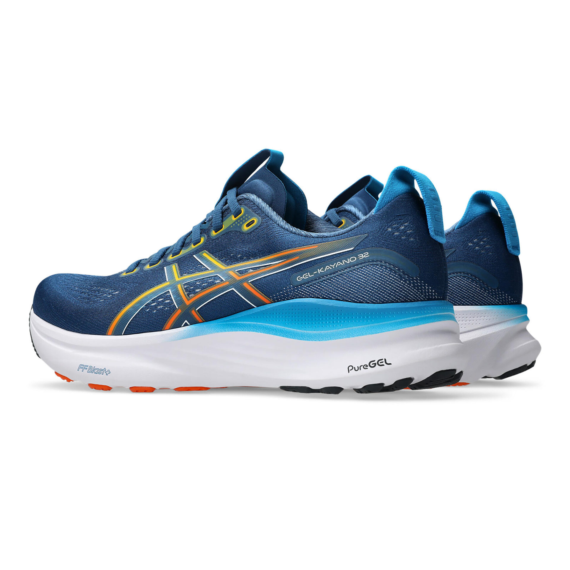 Asics Men's Gel-Kayano 32 - Twilight Blue/Anzu - Image 4