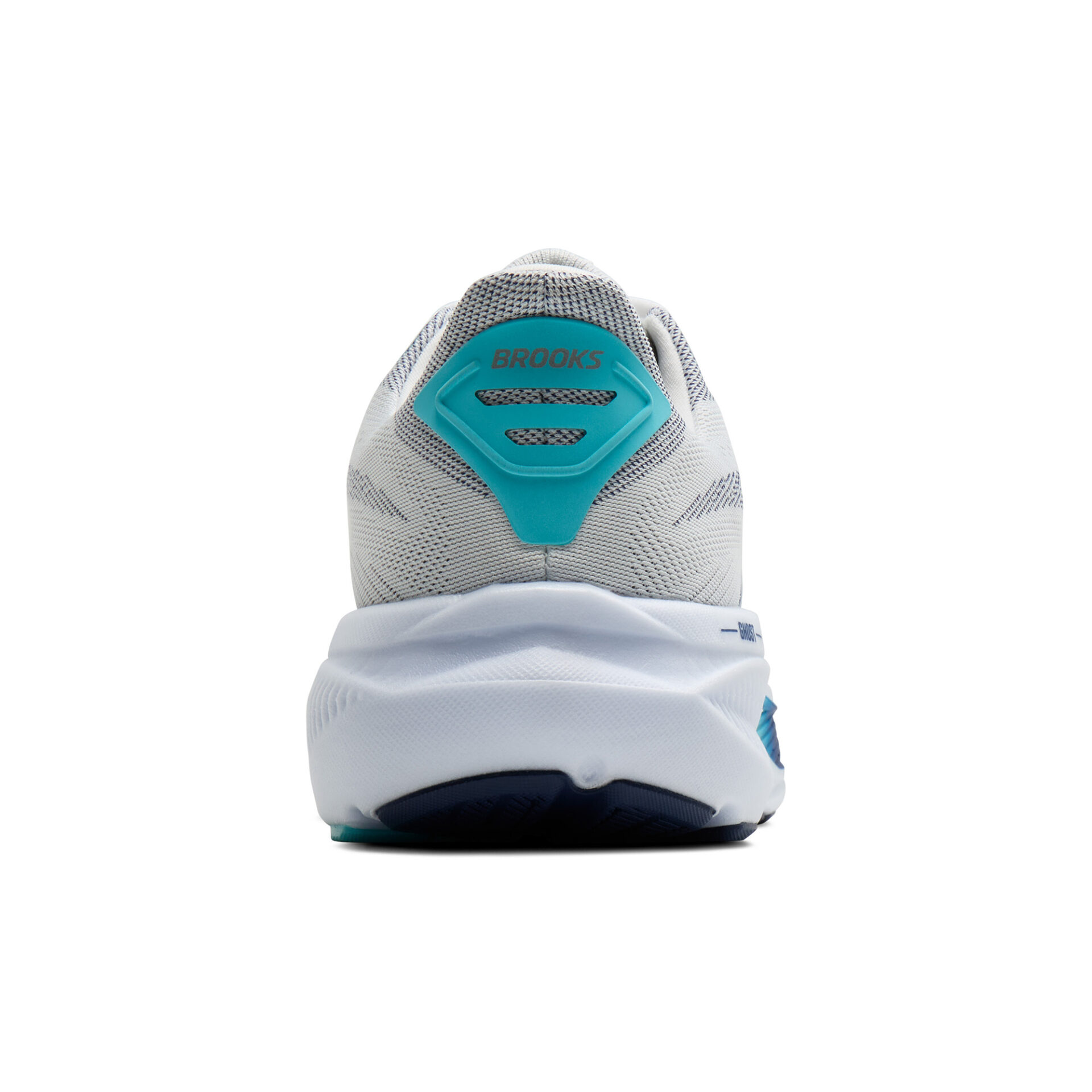 Brooks Men's Ghost 17 - White/Beacon Blue/Ipanema - Image 7