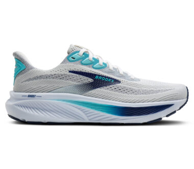 Brooks Men's Ghost 17 - White/Beacon Blue/Ipanema