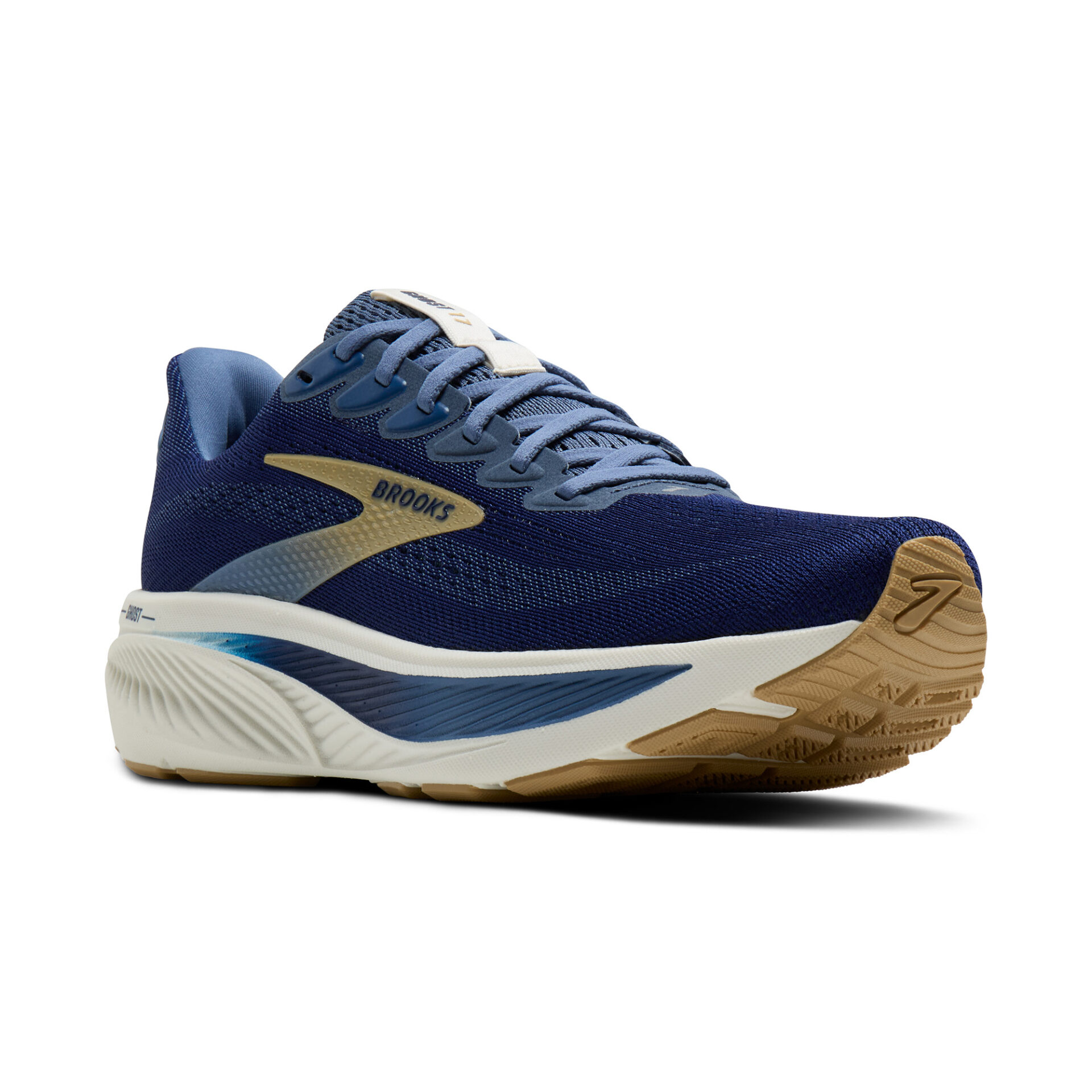 Brooks Men's Ghost 17 - Beacon Blue/Moonlight/Starfish - Image 3