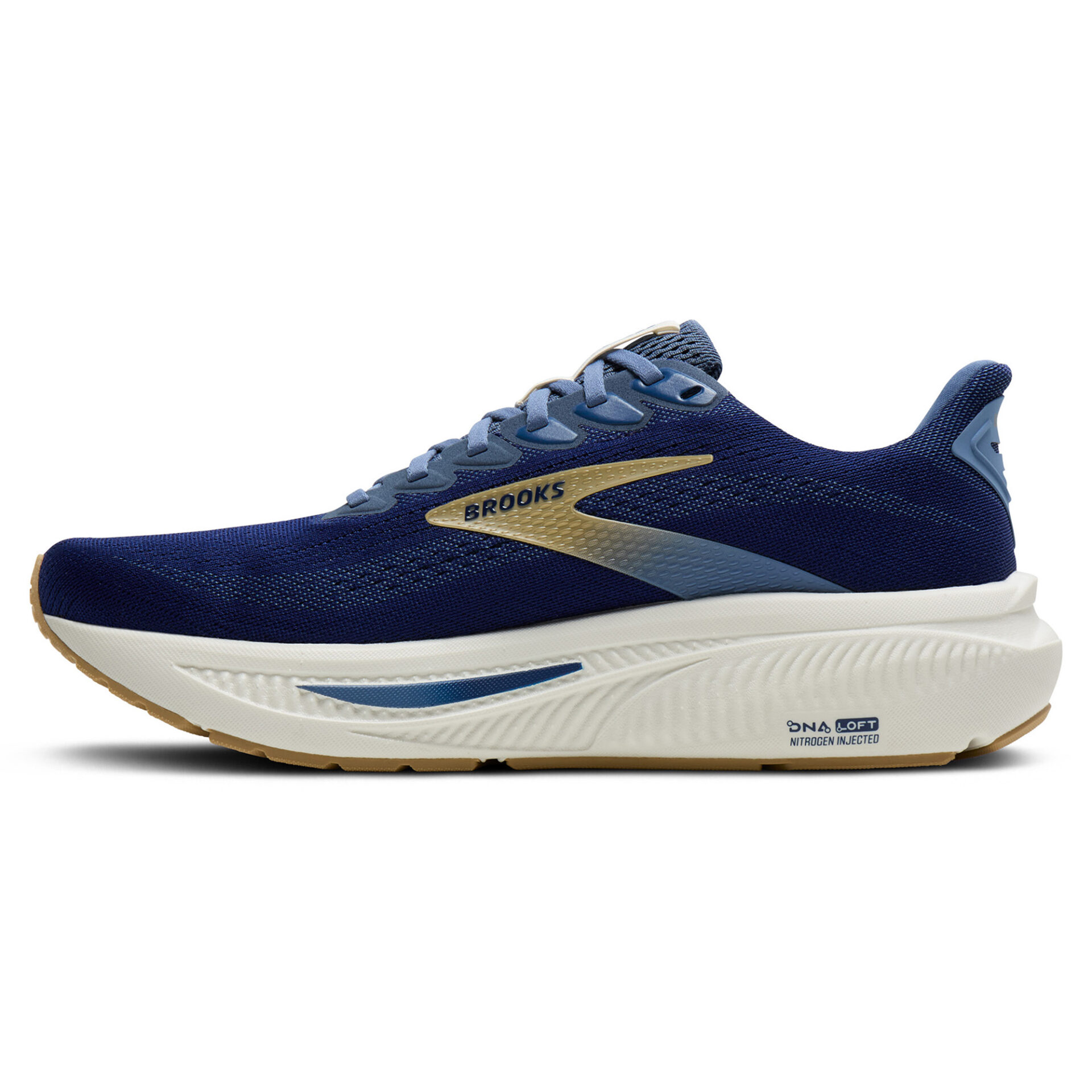 Brooks Men's Ghost 17 - Beacon Blue/Moonlight/Starfish - Image 2