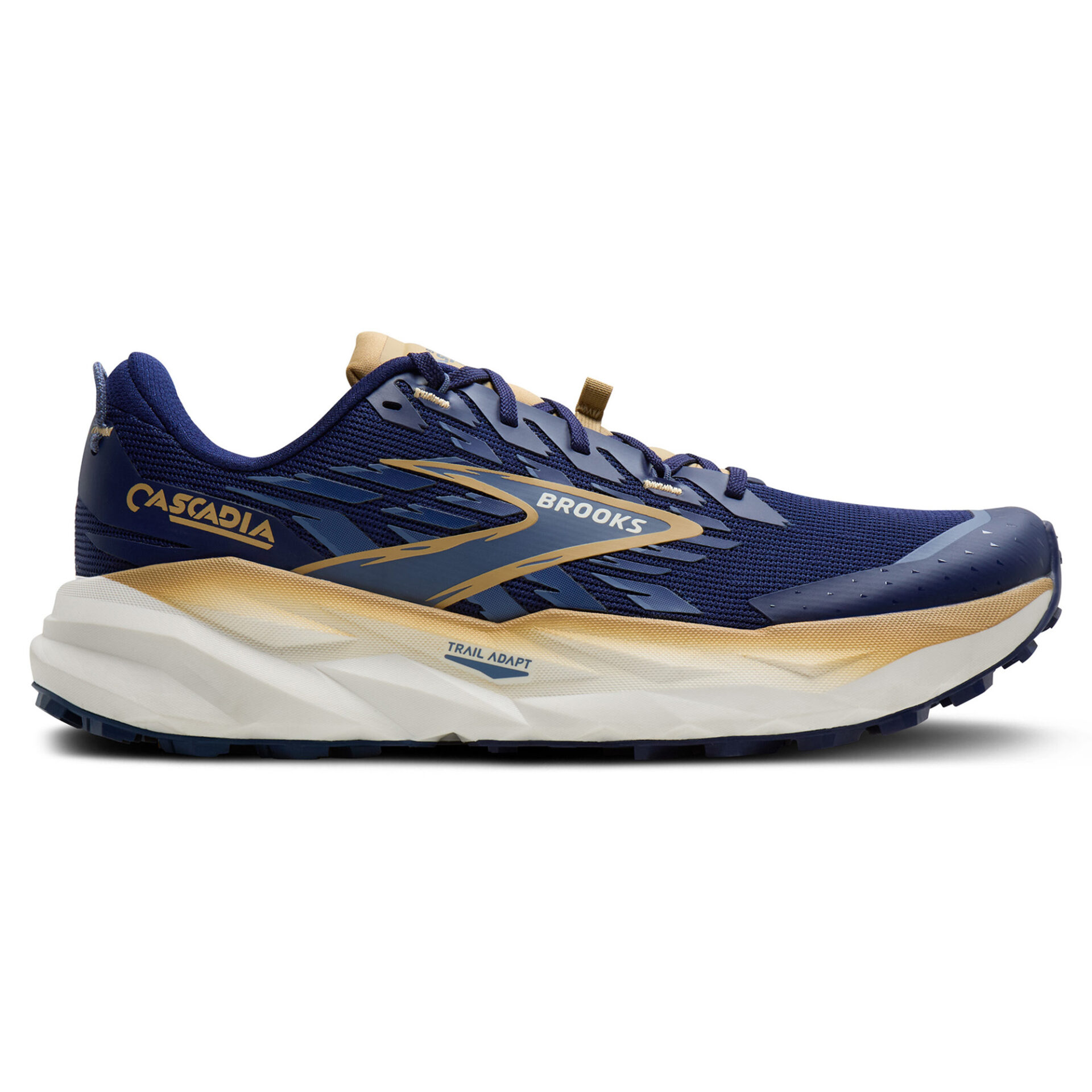 Brooks Men's Cascadia 19 - Beacon Blue/Starfish/Coconut
