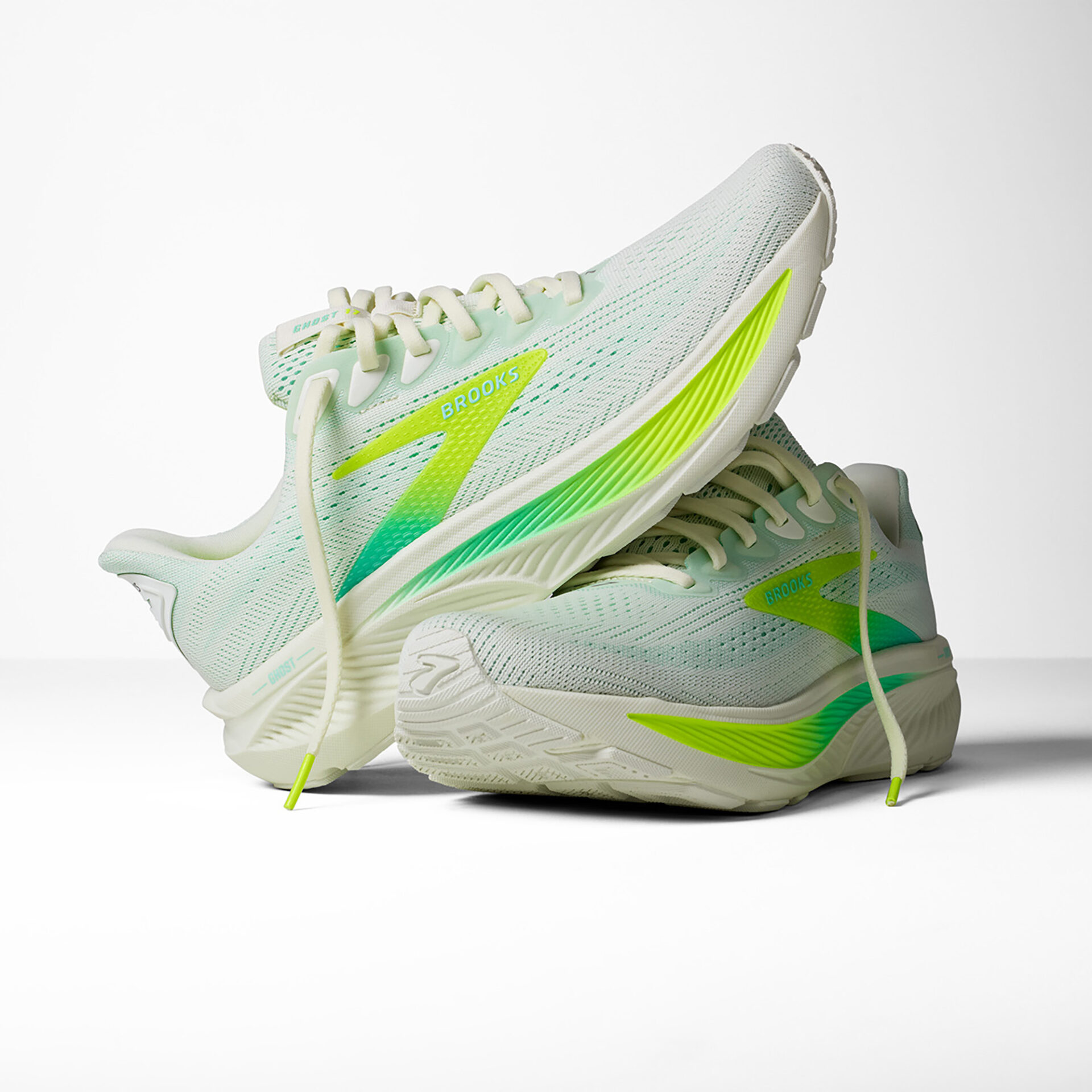 Brooks Women's Ghost 17 - Bluewash/Nightlife/Yucca - Image 8