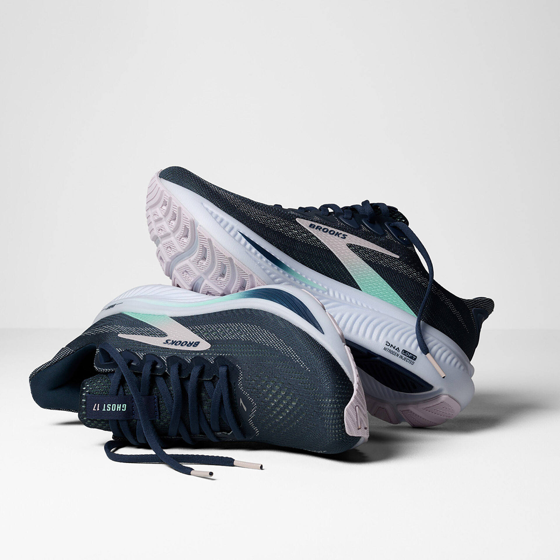 Brooks Women's Ghost 17 - Spellbound/Yucca/Pink - Image 8