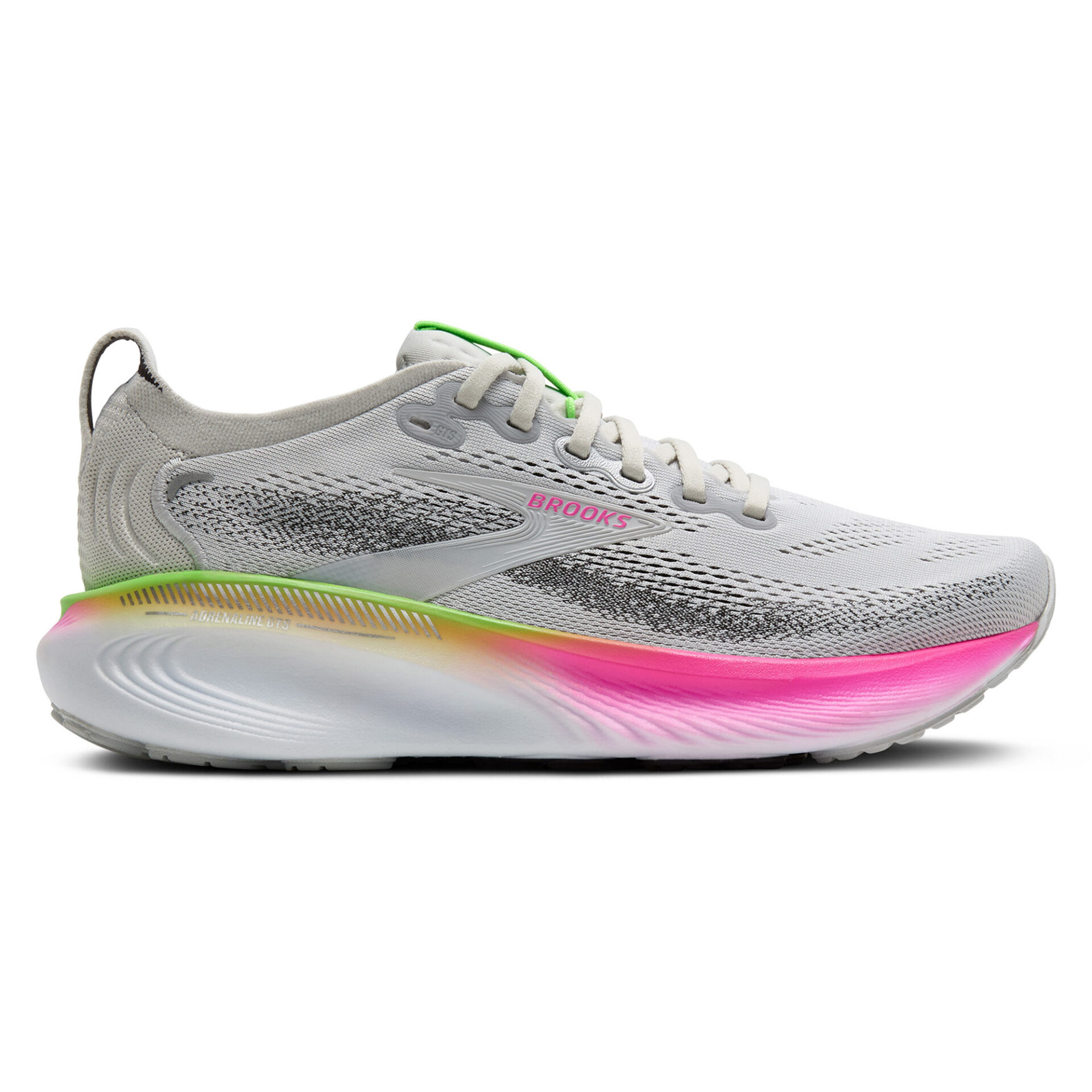 Brooks Women's Adrenaline GTS 25 - Oyster/Pink/Green