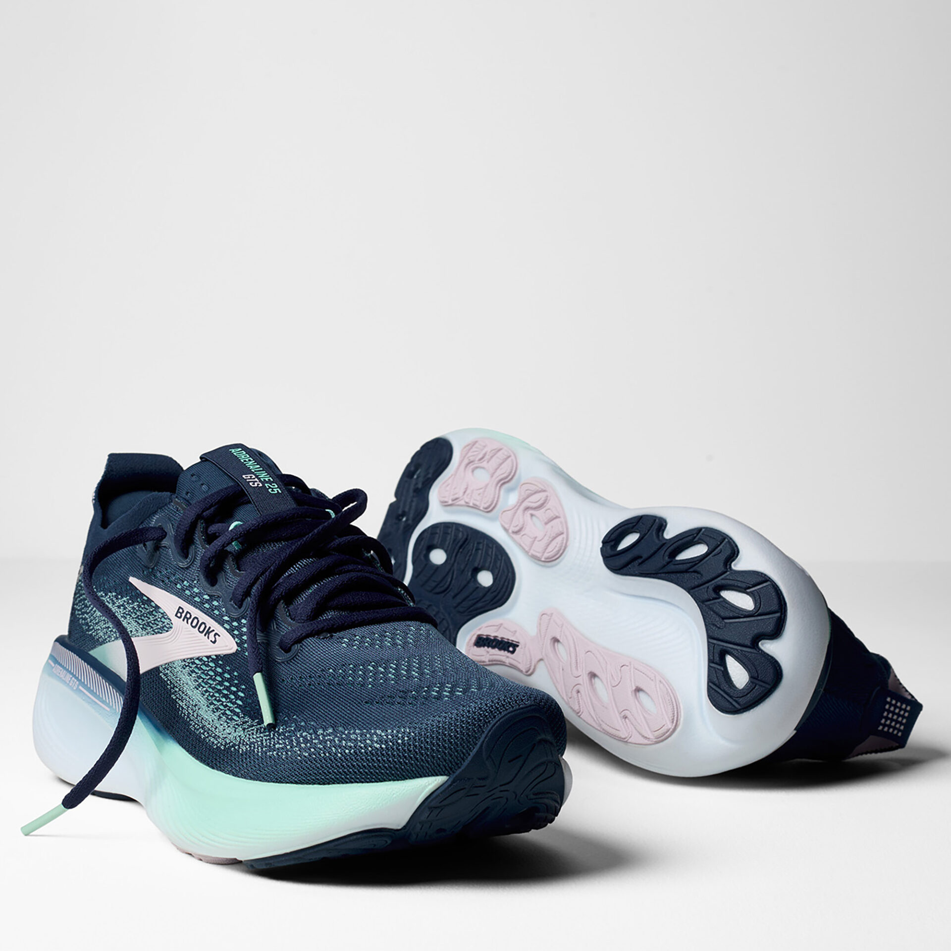 Brooks Women's Adrenaline GTS 25 - Spellbound/Yucca/Pink - Image 8