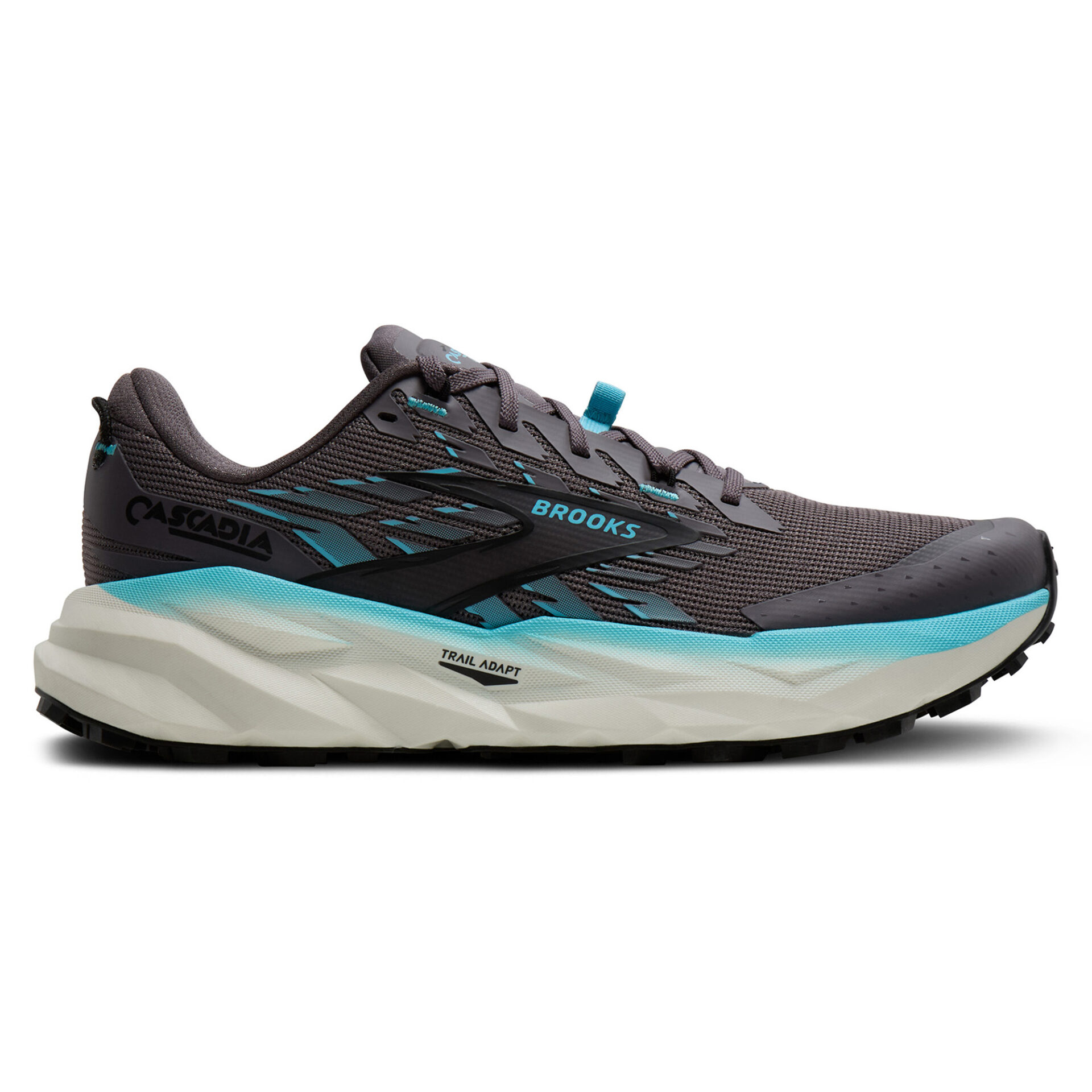 Brooks Women's Cascadia 19 - Rabbit/Black/Bluefish
