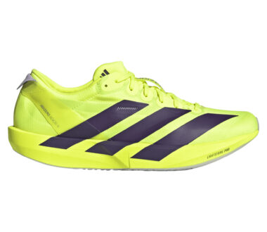 Adidas Men's Adizero Adios 9 - Solar Yellow/Aurora Plum/Powder Plum