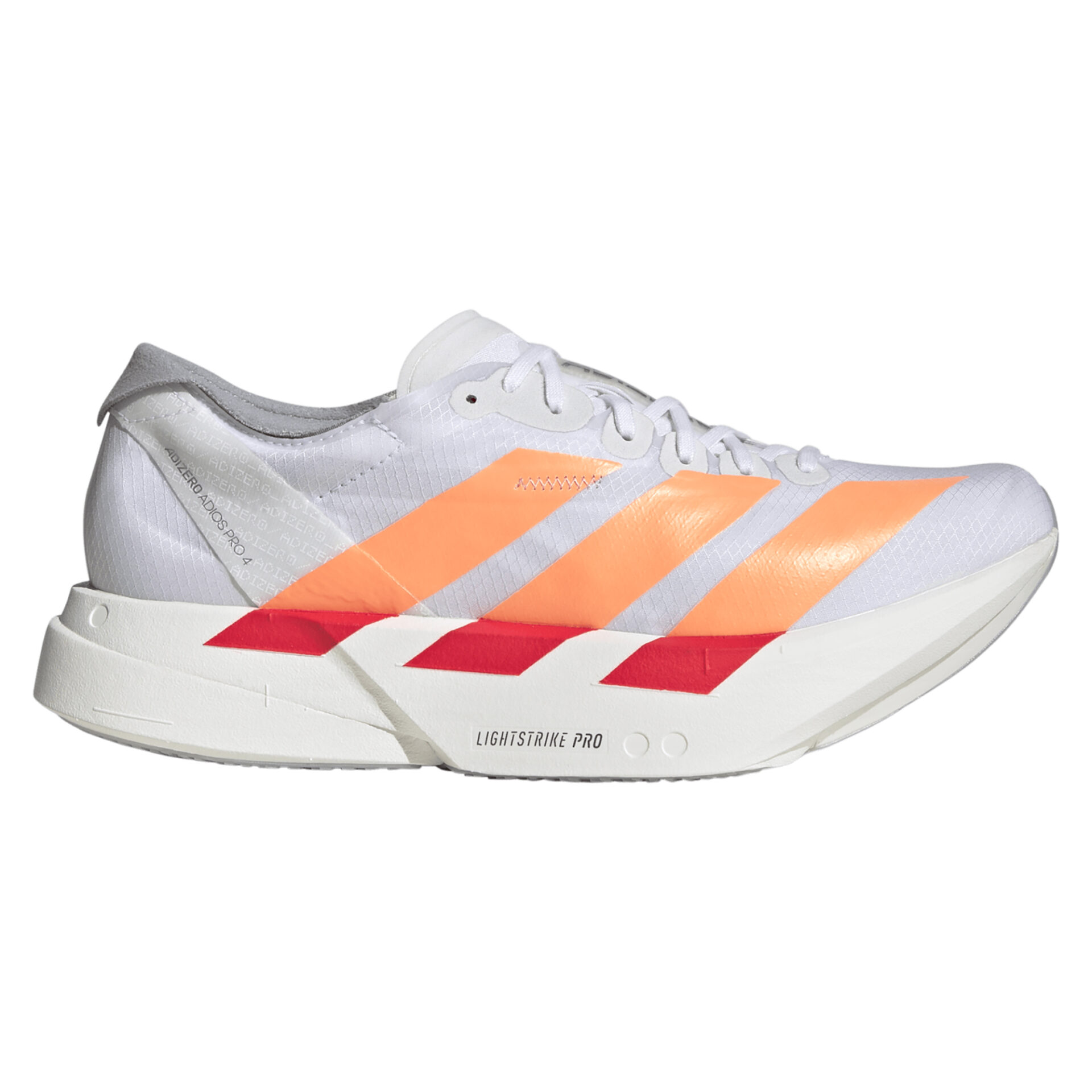 Adidas Women's Adizero Adios Pro 4 - Ftwr White/Beam Orange/Lucid Red