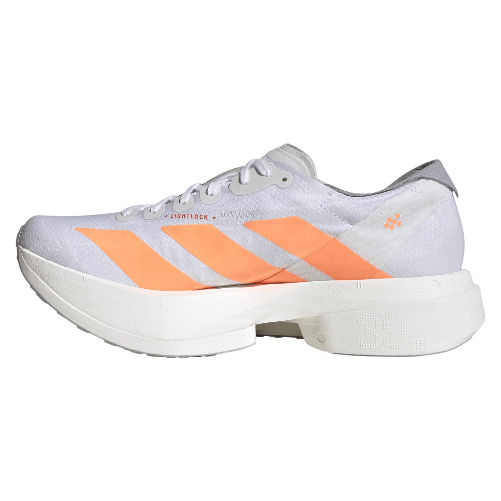 Adidas Women's Adizero Adios Pro 4 - Ftwr White/Beam Orange/Lucid Red - Image 2
