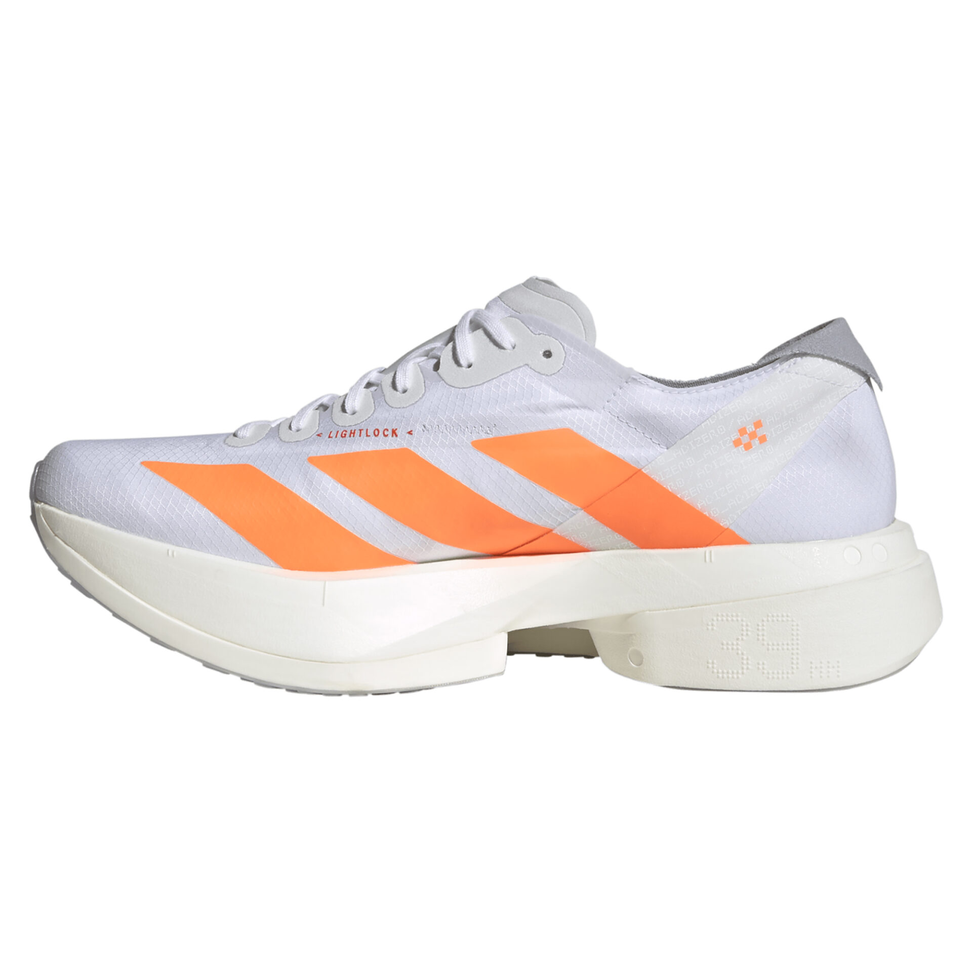Adidas Men's Adizero Adios Pro 4 - Ftwr White/Lucid Orange/Lucid Red - Image 2