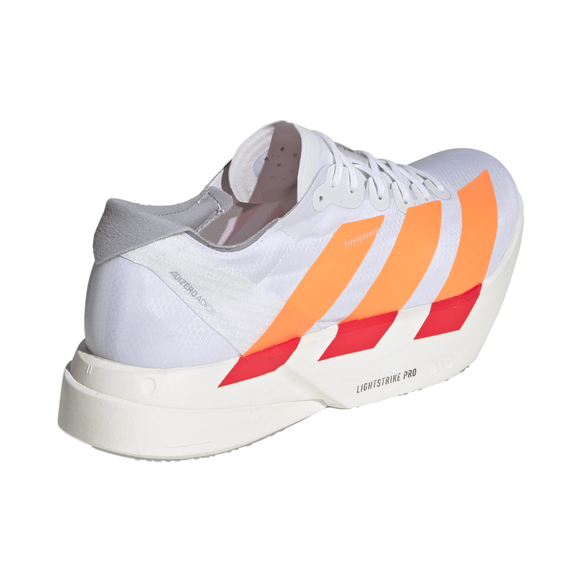 Adidas Men's Adizero Adios Pro 4 - Ftwr White/Lucid Orange/Lucid Red - Image 4