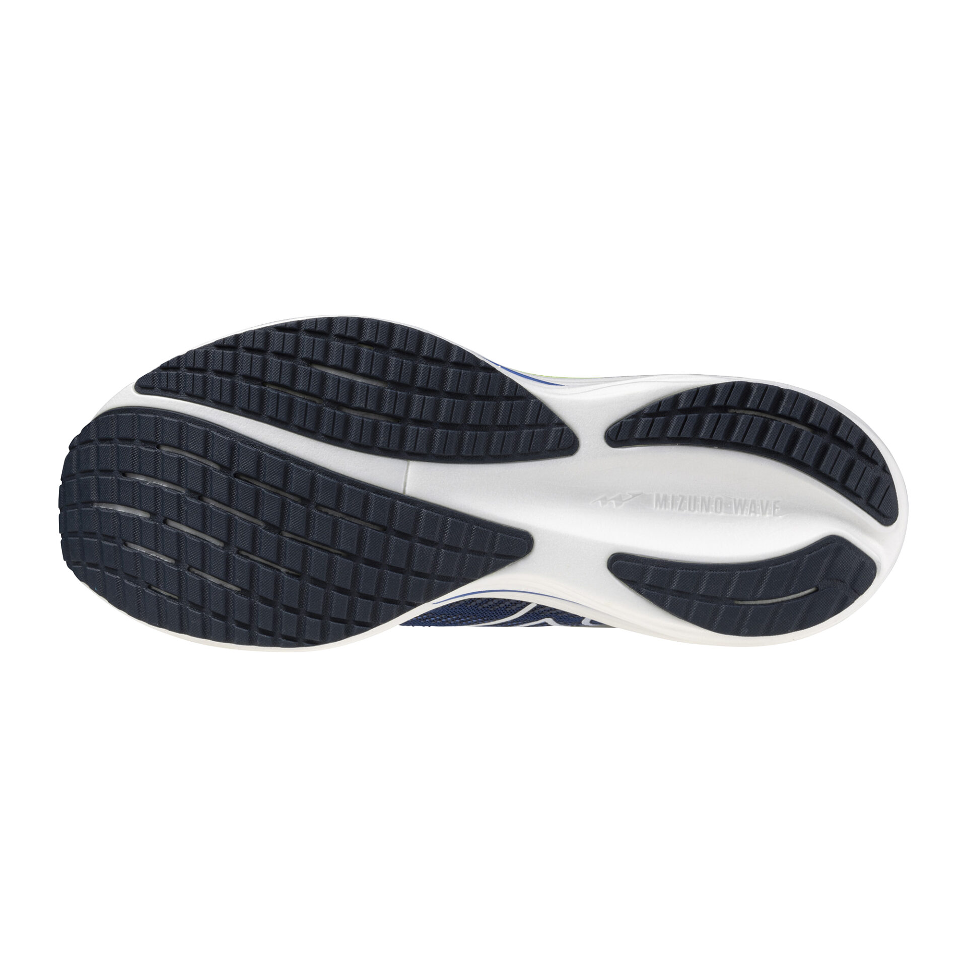 Mizuno Men's Wave Rider 29 - Estate Blue/White/Lightning Yellow - Image 4