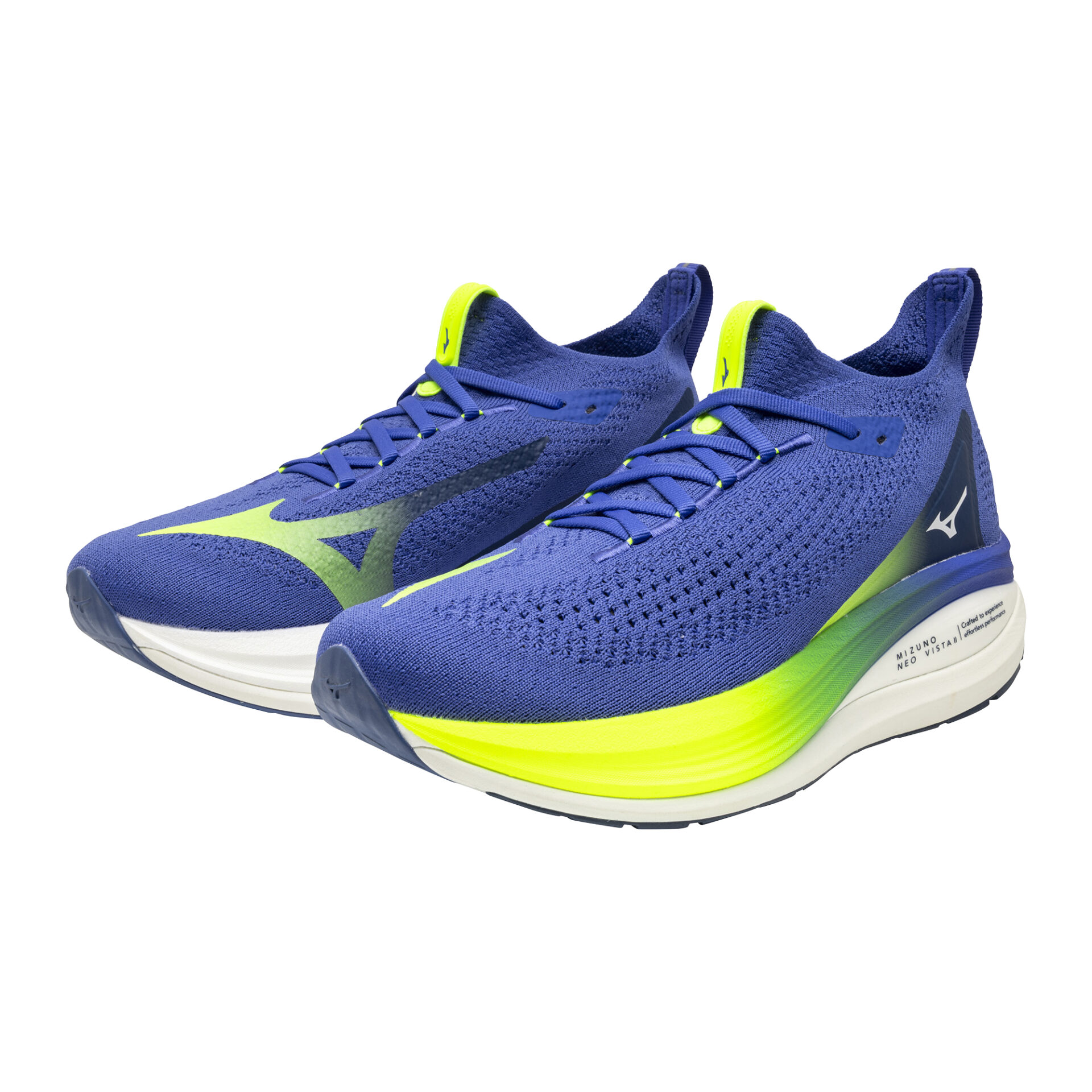 Mizuno Men's Neo Vista 2 - Dazzling Blue/White/Lightning Yellow - Image 5
