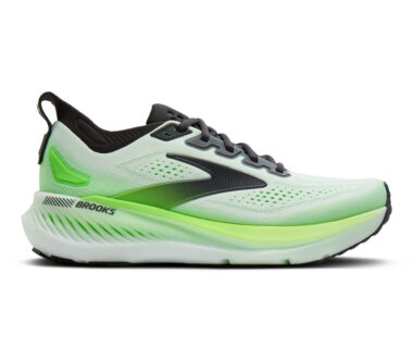 Brooks Men's Glycerin GTS 23 - White/Phantom/Green Gecko