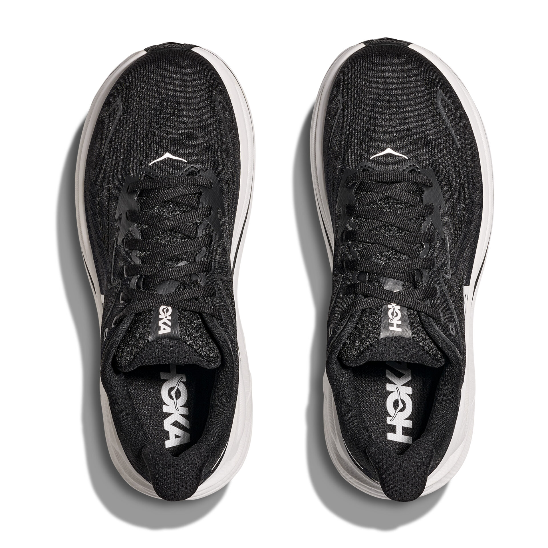 Hoka Men's Clifton 10 - Black/White - Image 6