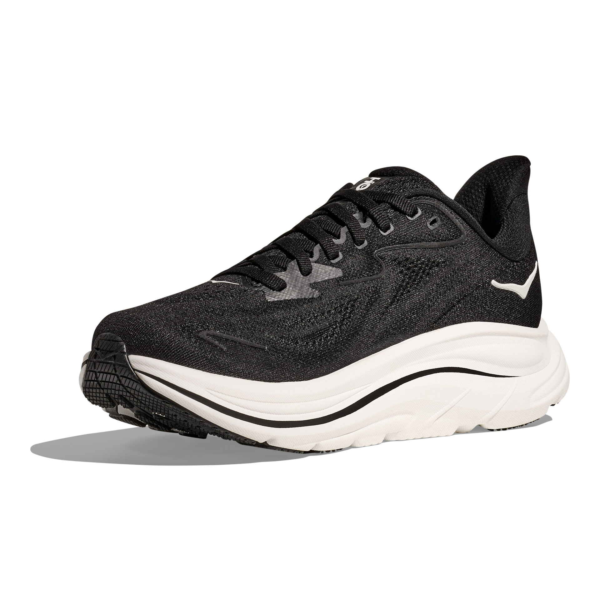 Hoka Men's Clifton 10 - Black/White - Image 4