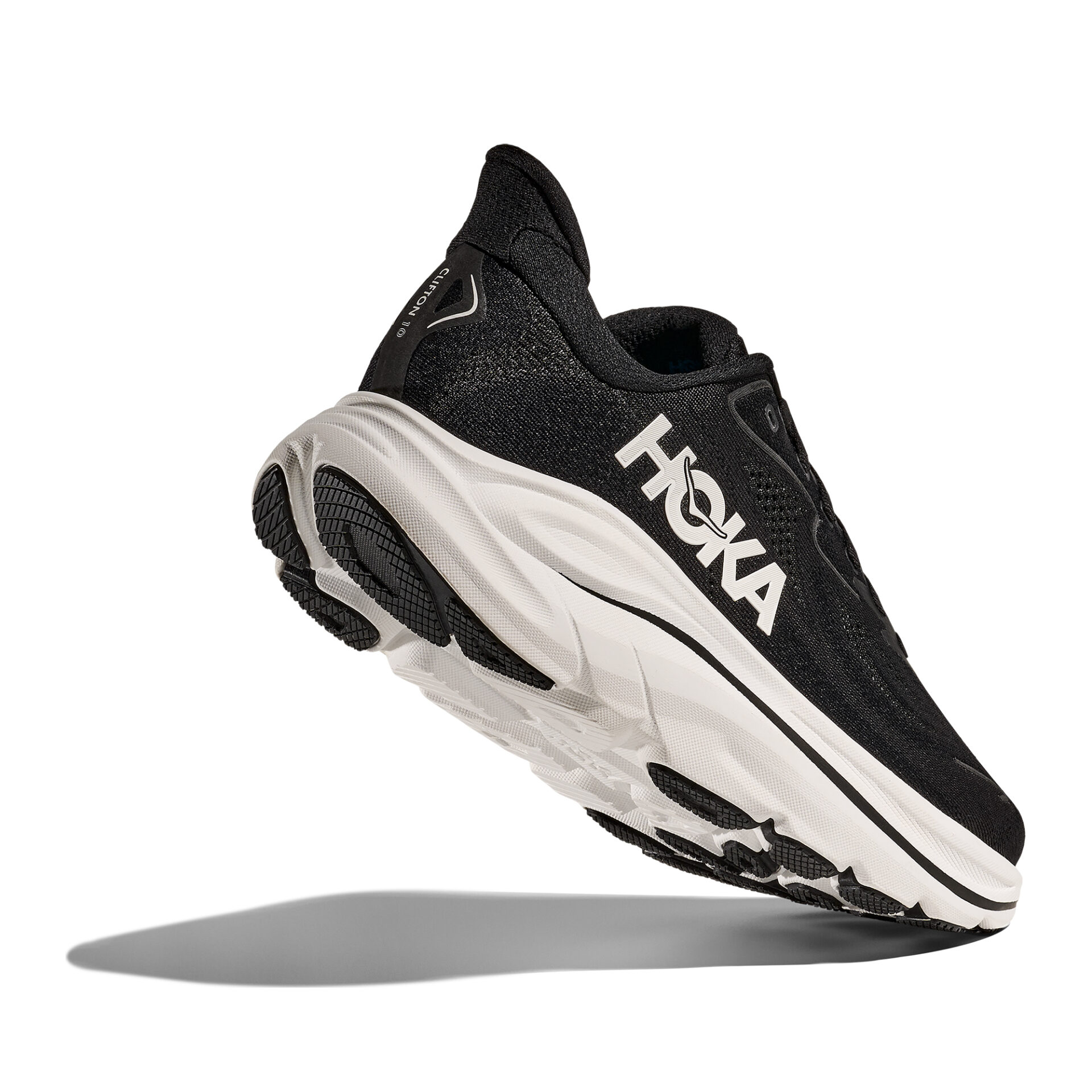 Hoka Men's Clifton 10 - Black/White - Image 5