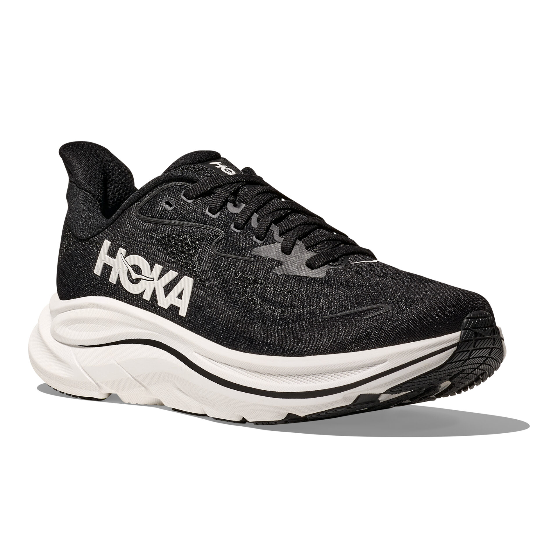 Hoka Men's Clifton 10 - Black/White - Image 3