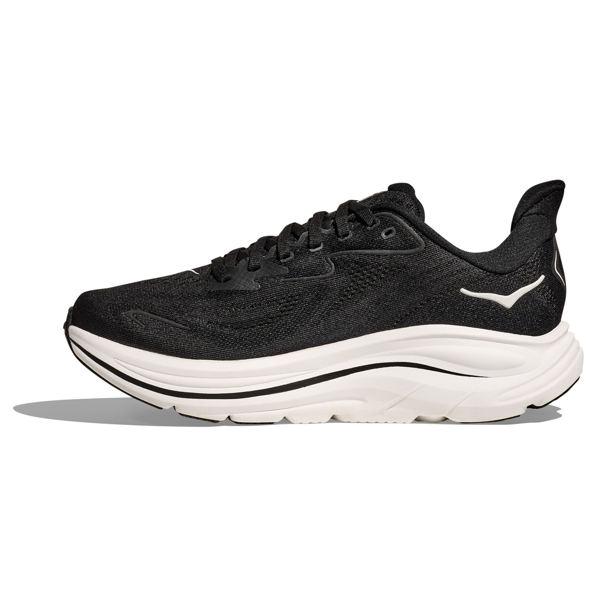 Hoka Men's Clifton 10 - Black/White - Image 2