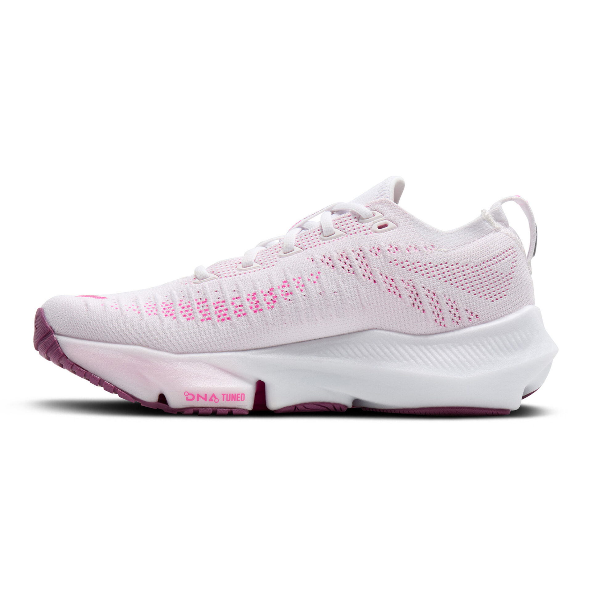 Brooks Women's Glycerin Flex - White/Cyber Pink/Argyle - Image 2