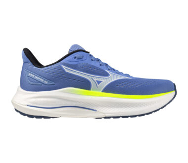 Mizuno Women's Wave Inspire 22 - Ultramarine/White/Lightning Yellow