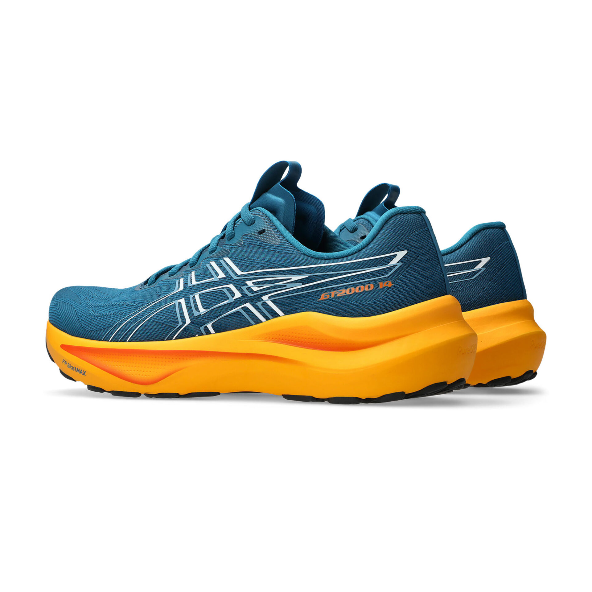 Asics Men's GT-2000 14 - Dark Teal/White - Image 4