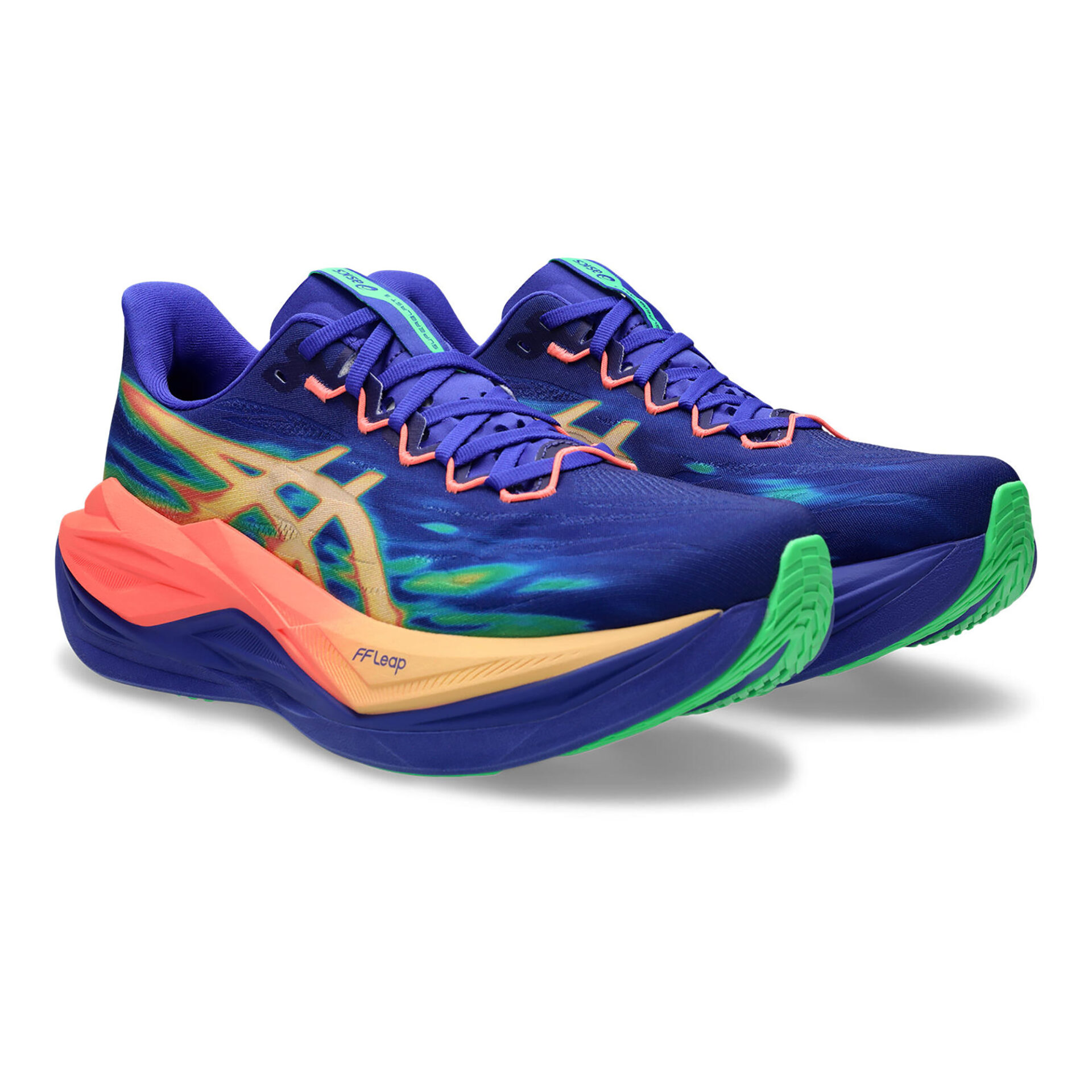Asics Superblast 3 Cobalt Burst Light Orange Running Bath