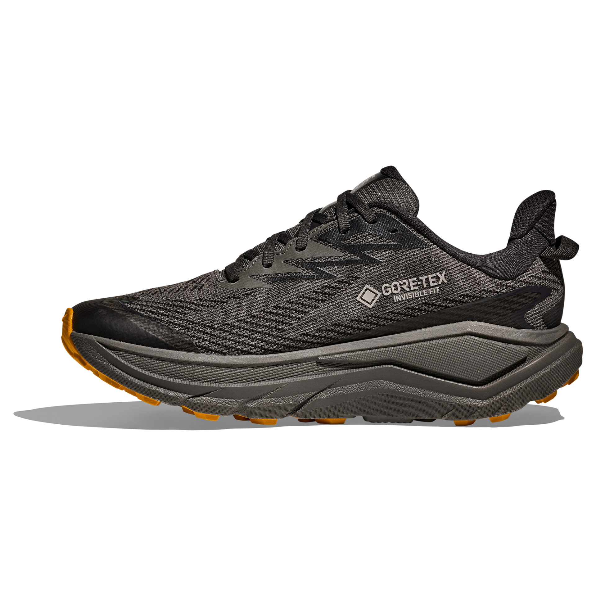 Hoka Men's Challenger 8 GTX - Asphalt Grey/Varsity Yellow - Image 2