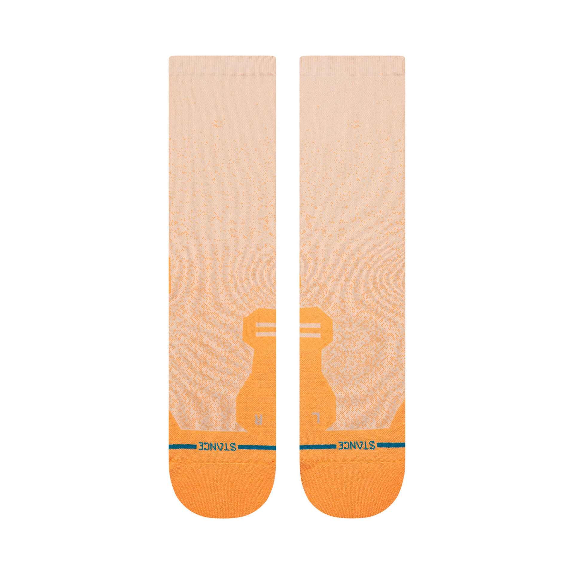 Stance Powder Split Light Crew - Mango - Image 2
